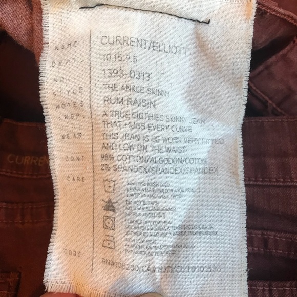 🚫SOLD🚫 Current/Elliot The Ankle Skinny - Picture 6 of 8